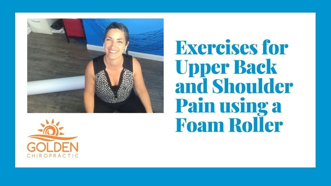 Dr. Goldi and her foam roller