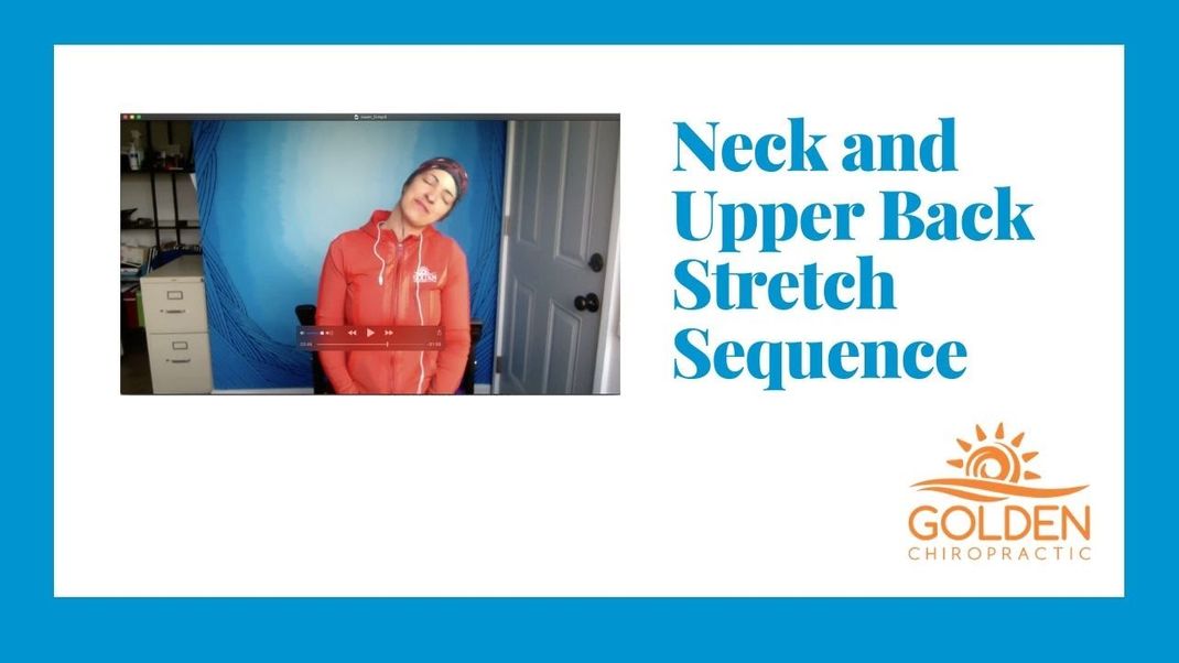 neck and upper back pain stretches with Dr. Goldi